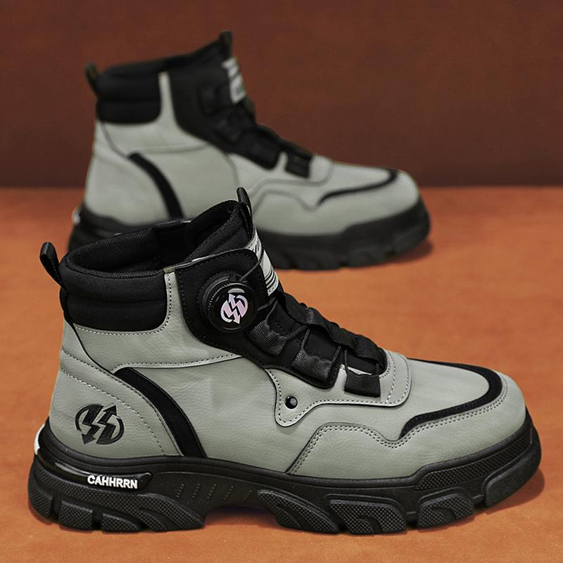 Fashion CYYTL Boots Winter Mens Shoes Casual Cowboy Combat Tactical Motorcycle Chelsea Ankle Work Leather Outdoor Designer Luxury Hiking