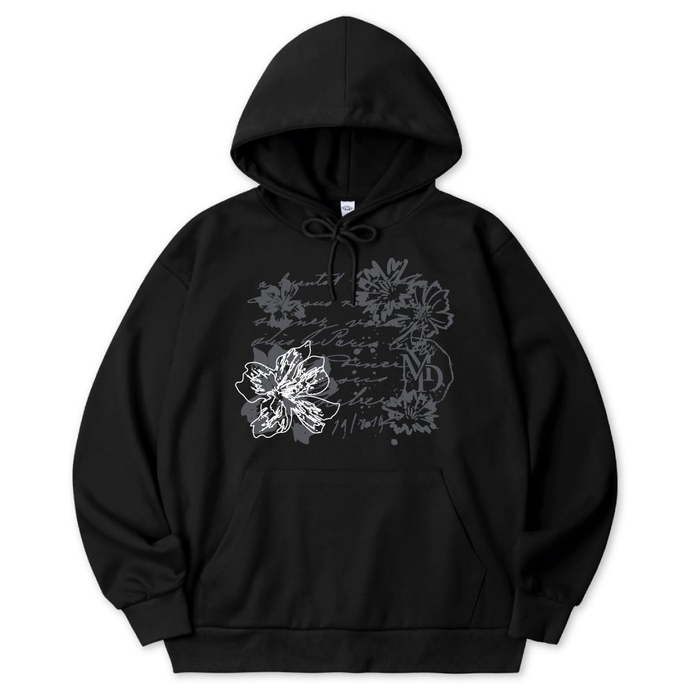 Million Day Million Rough Heavy Terry Hoodie Cream/Xl
