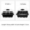 Three-Piece Breathable Seedling Box for Gardening and Transplanting