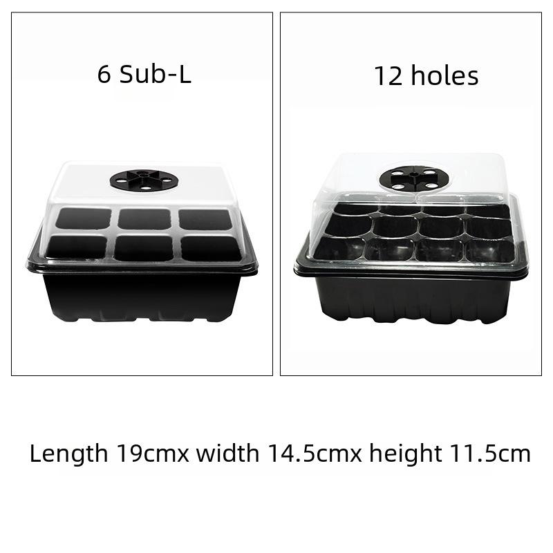 Three-Piece Breathable Seedling Box for Gardening and Transplanting