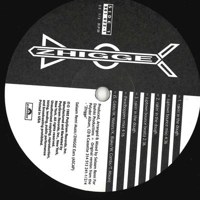 12-Zoll Schallplatte ZHIGGE - Zhigge 9610221 POLYDOR 1992 US Rap & Hip-Hop/R&B Gebraucht