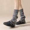 Knitted Socks for Women To Keep Warm and Versatile In Autumn and Winter. Pile-up Socks, Lolita Leg Covers, Diamond-shaped Socks