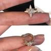 Sparkling Star Zirconia Ear Clip for Women – Piercing-Free Exquisite Luxury Earrings