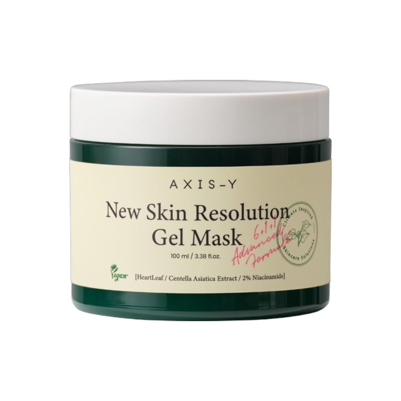 AXIS-Y New Skin Resolution Gel Mask - Home Spa Relief & Brightening Treatment - 100ml / 3.38 fl.oz.