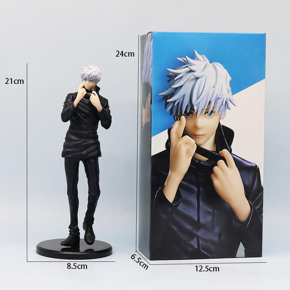 21cm Jujutsu Kaisen Anime Figure Gojo Satoru Anime Statue PVC Action Figure Collection Model Toys Children's Ornament Doll