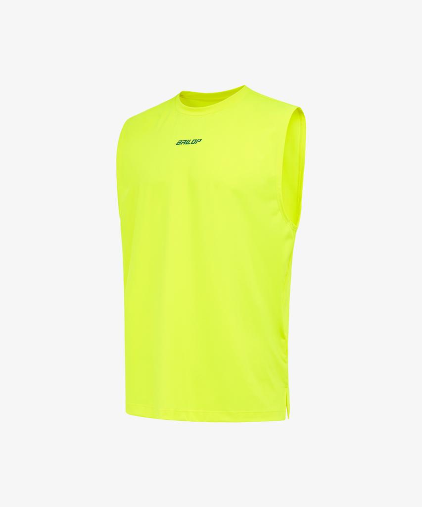 Baellob Lettering Sleeveless Rash Guard Neon