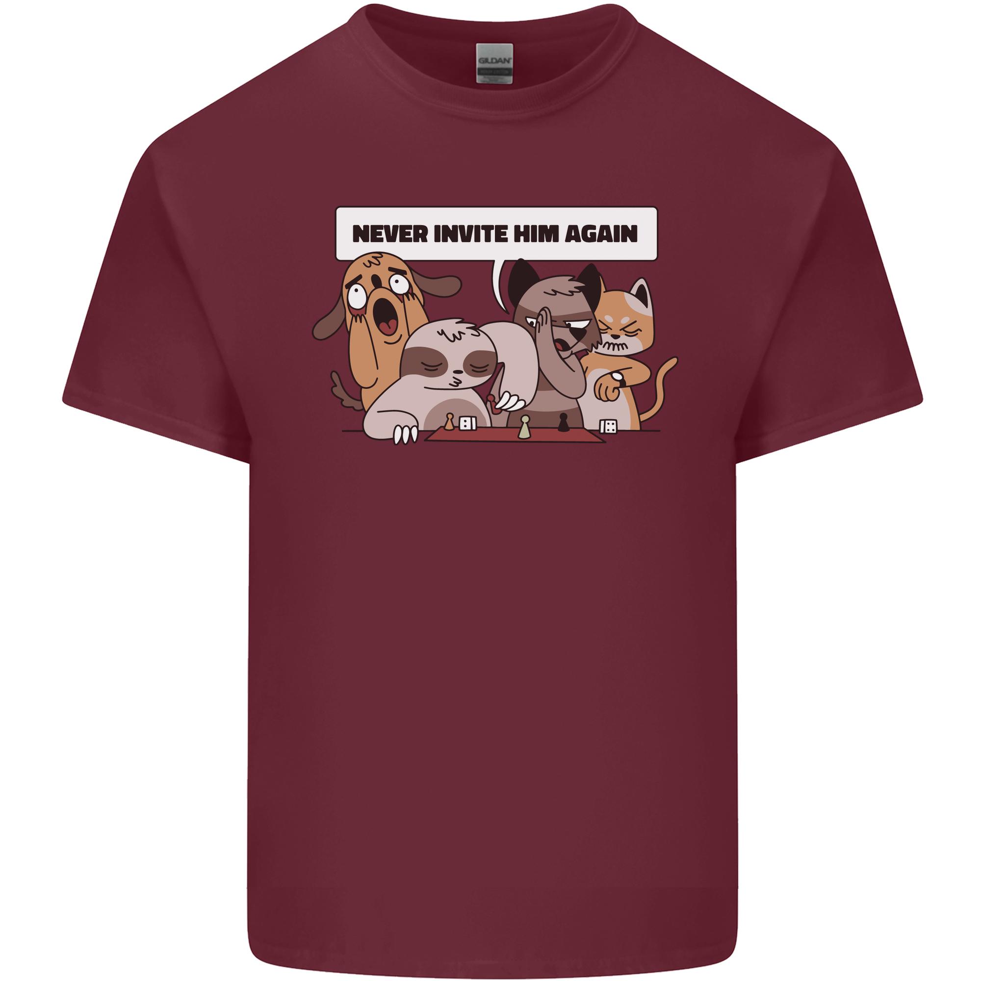 Sloth Board Games Funny Unisexs Light Cotton TShirt S