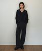 Anout Wool Basic Wide Pants Charcoal
