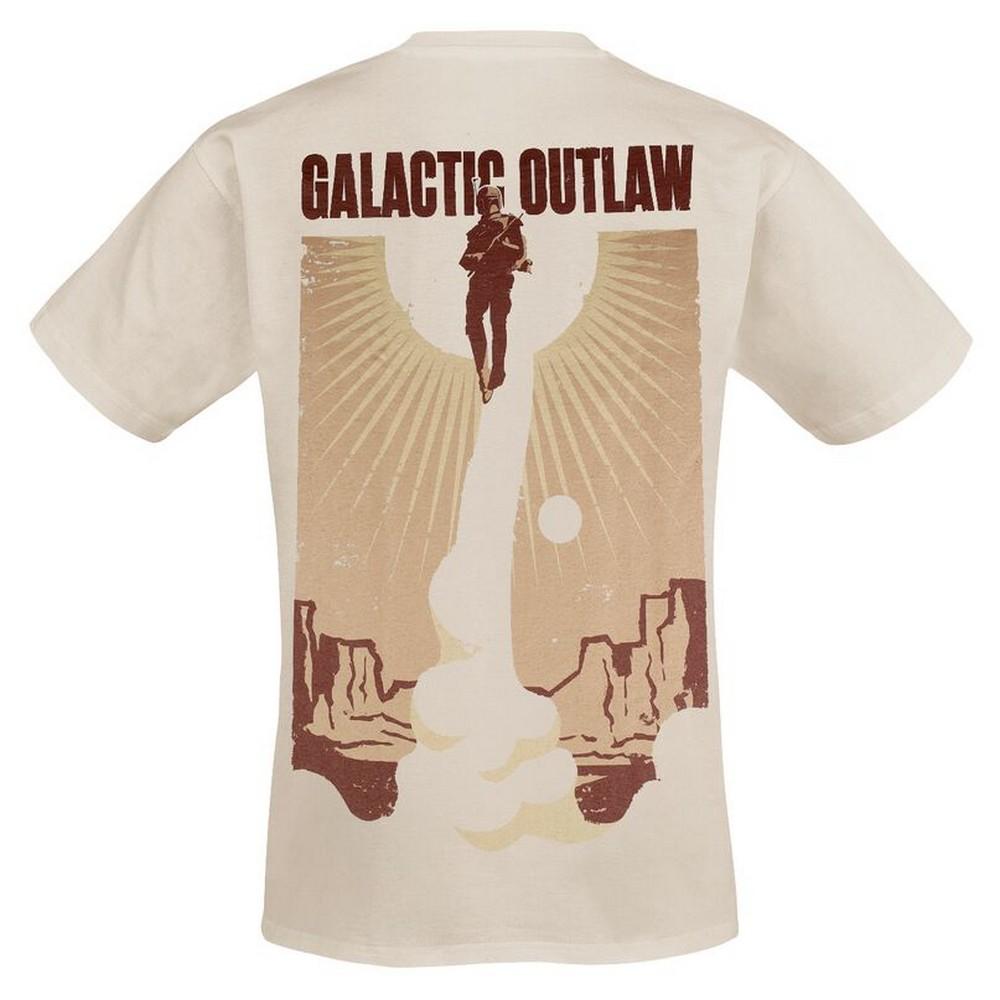 Hvězdné války: Pánské tričko The Book Of Boba Fett Outlaw