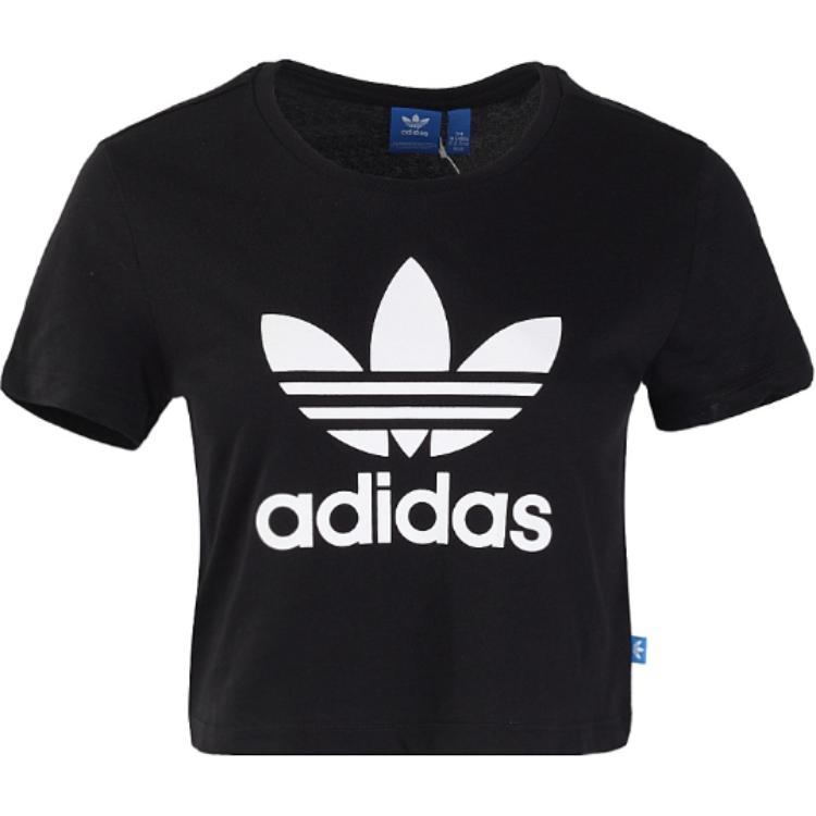 

Adidas Originals DIRECTIONAL T Shirt Women s Black AY8133 34