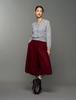 JOSUN Front Wrap-Style 3/4 Length Skirt-Style Pants