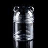 6pcs Super Cute Plastic Bear Storage Jars Multifunctional Organizing Containers Party Supplies Decoration Home Storage Bottles