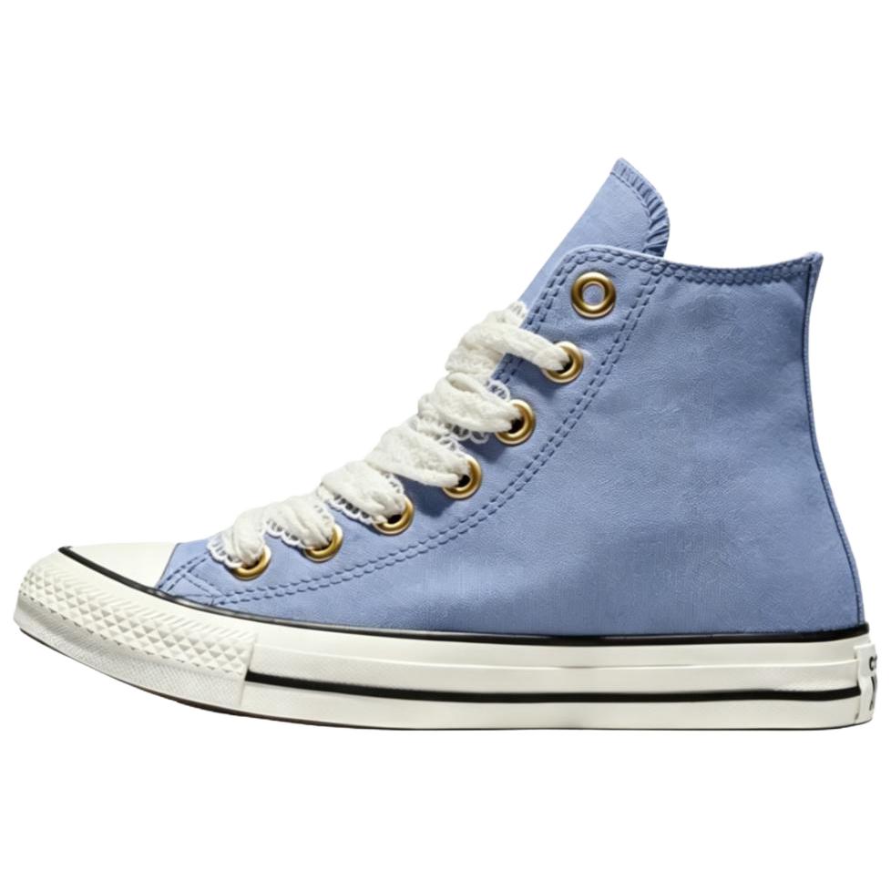 Converse Chuck Taylor All Star Race Icy Deminer Comfortable Versatile Canvas Shoes Unisex sneakers Blue Purple A18306C