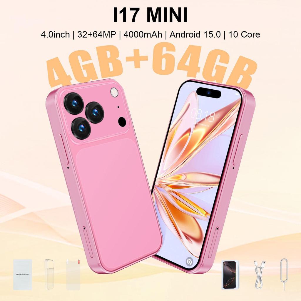 Mini i17 Smartphone 4+64G, Dual SIM, Dual Standby, Android, Full Network Support