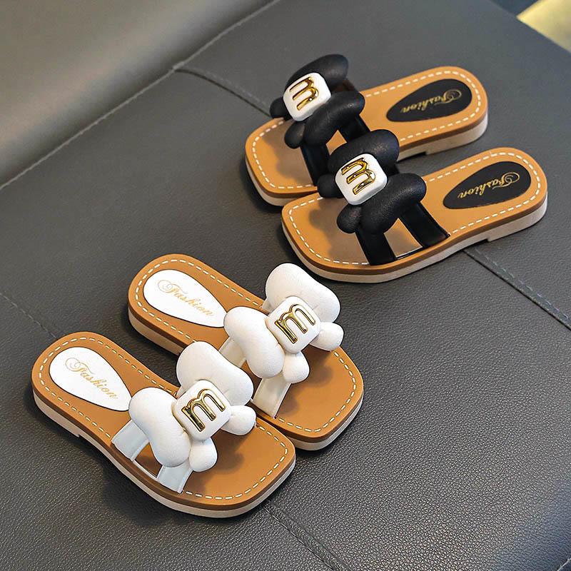 Children Slippers Kids Summer Cartoon Beach Shoes Girls Baby Soft Sole Non-Slip