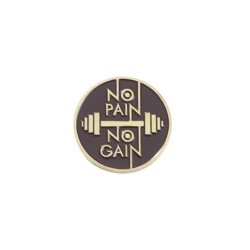 Simple Creative Cartoon Letter Shape Metal Alloy Brooch For Unique Style Lovers