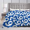 67 Six Seven Los Angeles Dodgers  Blankets  Fuzzy Funny Soft Throw Blankets for Chair Covering Sofa Spring Autumn,