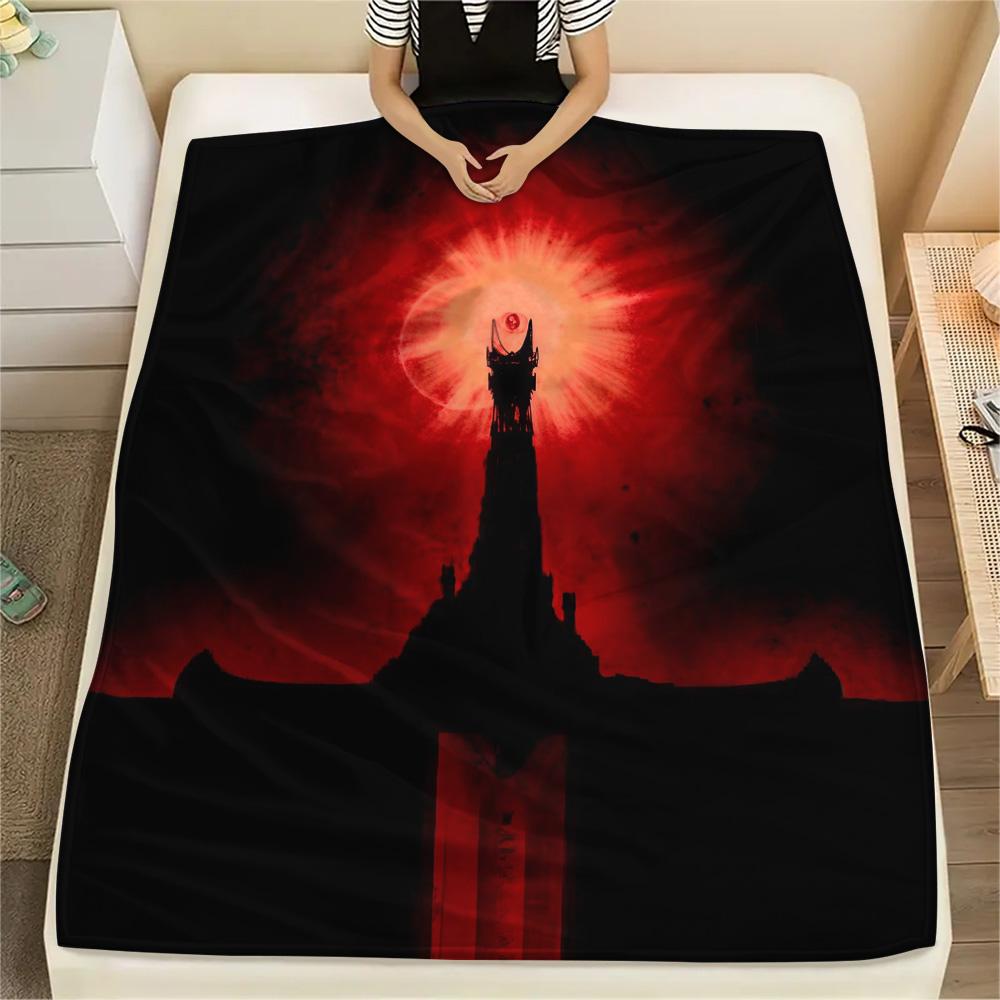 The Lord of the Rings Flannel Blanket, High Quality Comfortable for All Seasons, Home Decor, Warmth and Comfort