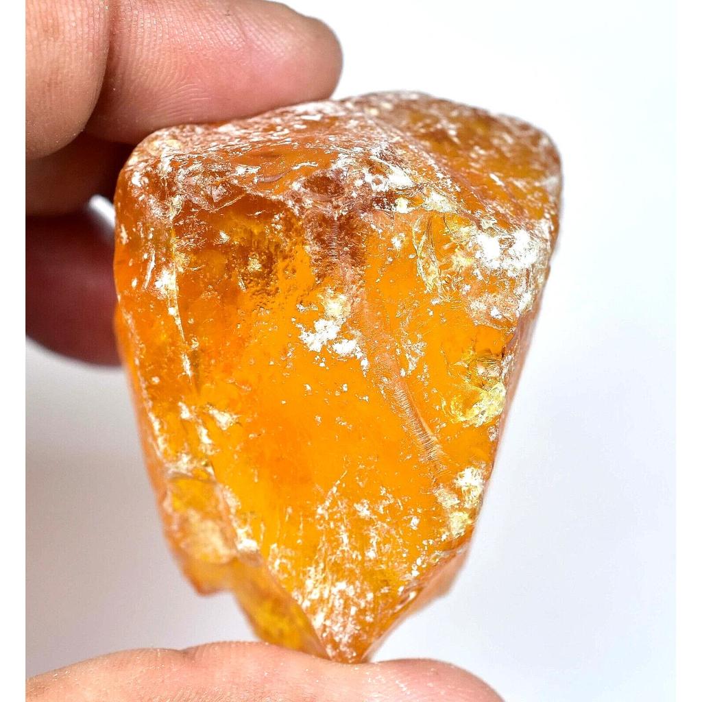 145.50 Ct Natural Baltic Butterscotch Egg Yolk Amber Faceted Rough Certified