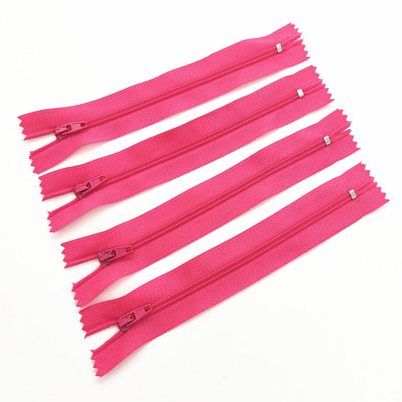 10Pcs  3# 7.5Cm-60Cm (3-24 Inches) Closed Nylon Coil Zipper  Suitable For Clothes 20 Colors Zippers For Sewing