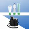 Family Size 4-Compartment Drink Bag with Adjustable Strap Multiple Tumbler Carrier Caddy Outdoor Hiking Walking Insulated Beverage Holder