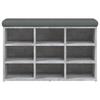 Schuhbank für den Eingangsbereich, mit Platz für 9 Paar Schuhe, vielseitig einsetzbare Schuhbank, 82 x 32 x 50 cm