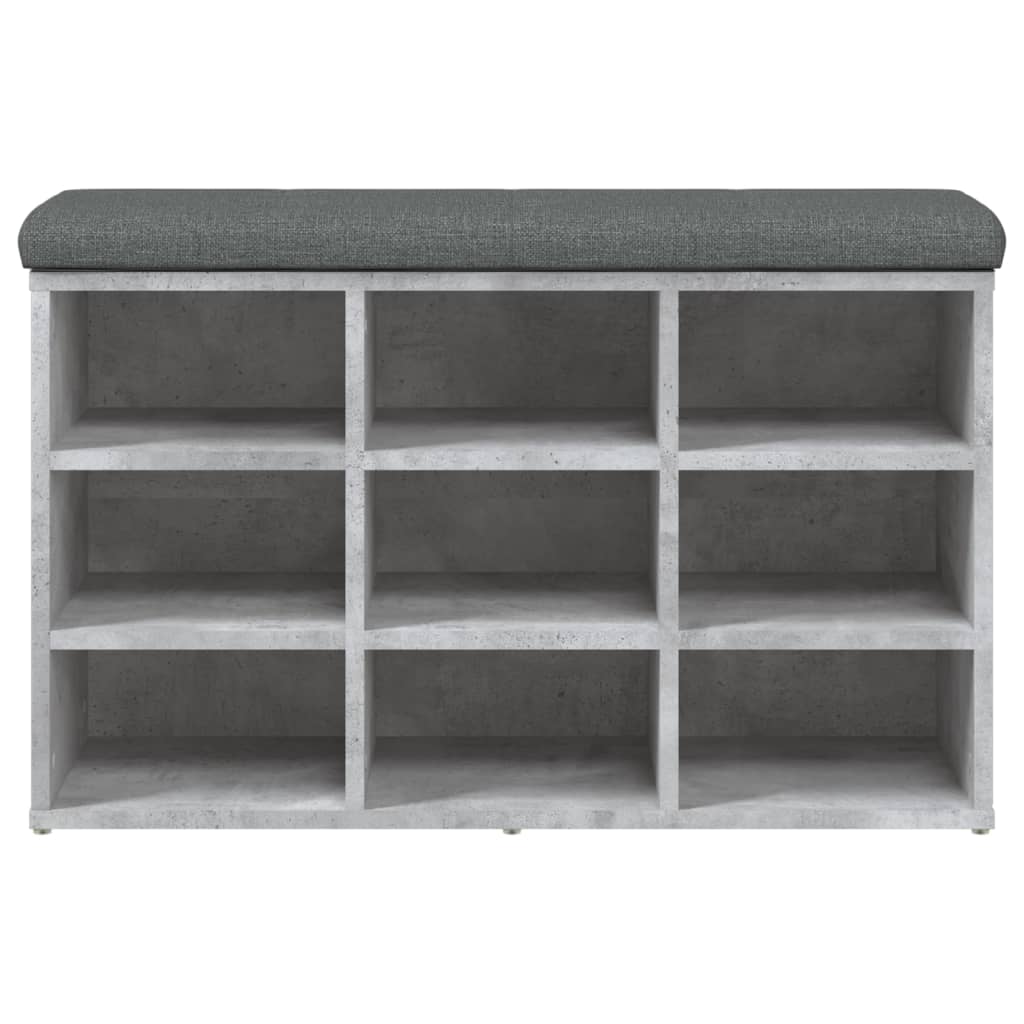 Schuhbank für den Eingangsbereich, mit Platz für 9 Paar Schuhe, vielseitig einsetzbare Schuhbank, 82 x 32 x 50 cm