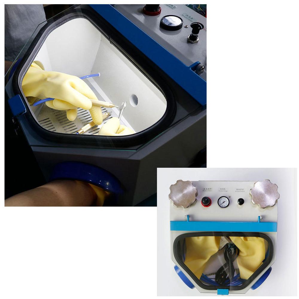 Dental Double Pen Sanding Blaster Metal Jewelry Processing Polishing Sandblasting Machine Dual Spray Gun Sandblasting Machine