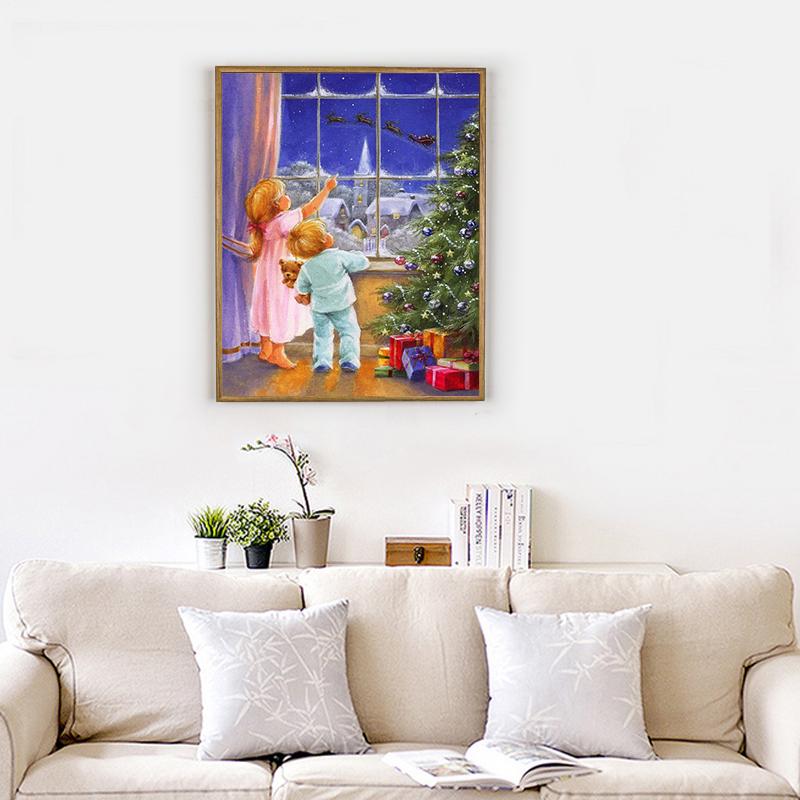 5d Diamond Painting Christmas Winter DIY Home Decor Full Square Drill Diamond Embroidery Snowman Needlework Handmade Gift
