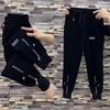 Women Spring and Autumn High Waist Plus Size Harlem Pants Loose and Slim Skinny Zipper Pants Sports Casual Trousers Female