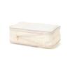 Franc Franc Japan Bicolor Satin CoMpression Organizer M Mint X Ivory