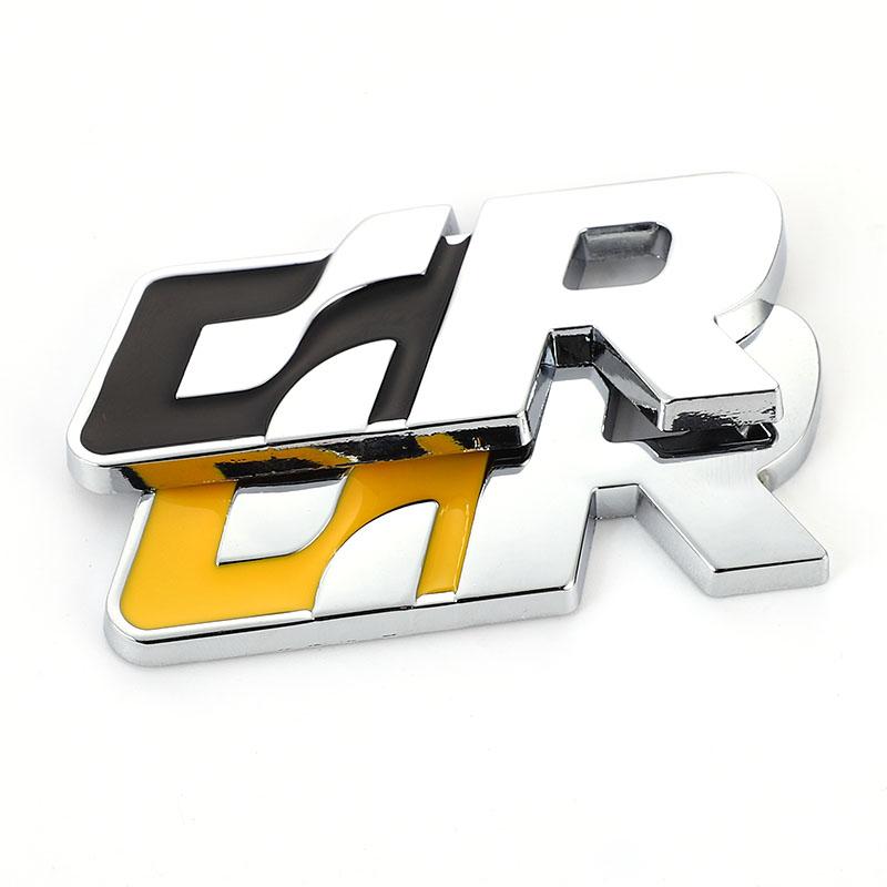 1Pc 3D Metal Car Side Fender Rear Trunk Emblem Badge Stickers Decals Front Hood Grille Badge