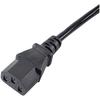 AKYGA AK-PC-03A Power Cable Extension Cord CCA IEC C13 / C14 1.8 M