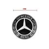 1pc 57mm Star Flat Hood Bonnet Logo Emblem Badge For Mercedes Benz W204 W124 W201 W202 W212 W220 W205 automobile Accessorie JGU2