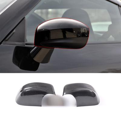 For Nissan GTR R35 2008-2016 Real Carbon Fiber Car Side Rearview Mirror Cap Cover Trim Car Accessories