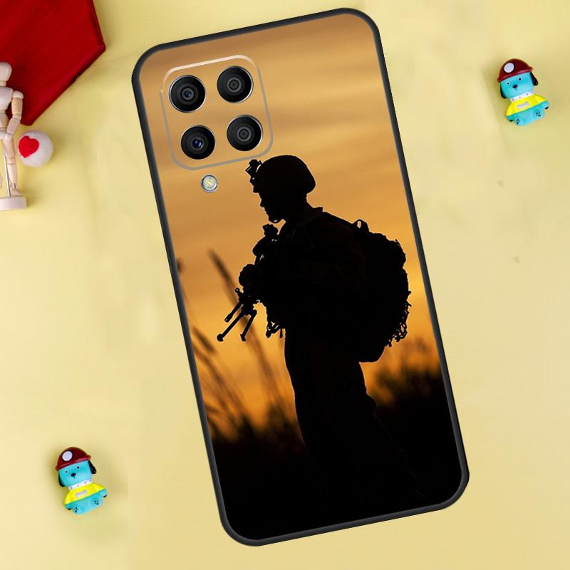 Camo military Army Case For Samsung Galaxy M33 M15 M55 M31 M13 M12 M14 M06 M16 M36 M56 M53 M32 M52 M35 M34 M54