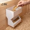 Automatic Grain Dispenser for Chicks Quail Feeder Cage, Large Capacity Wall Mount Anti Spill Food Small And Birds, Easy Refill Trough Brooder Breeding