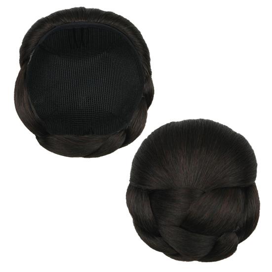 Ciocca per Acconciatura Raccolta da Donna Sintetica Trecciata Coda di Cavallo Chignon Estensione per Capelli