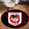 St George Illawarra Dragons (5) Round Office Rug Decorative Floor Rug for Office Bedroom Living Room and Home Space