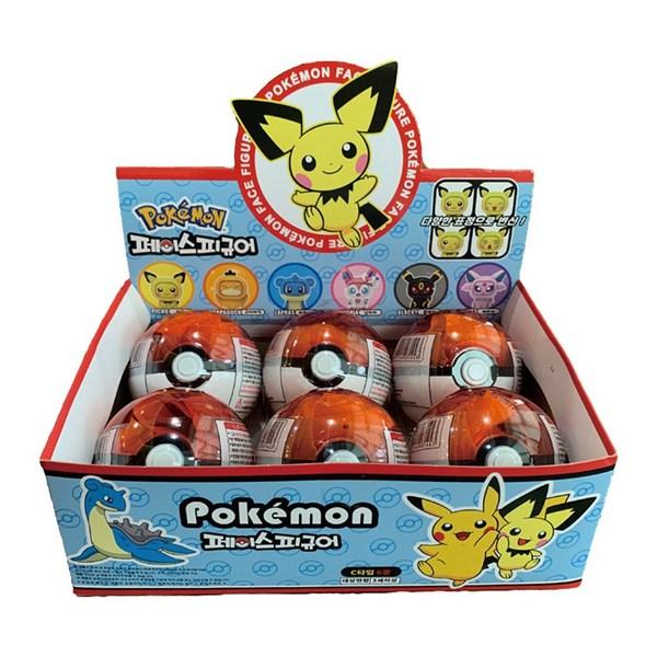

[Big Master] Фигурка Pokemon Face Capsule, сезон 2, PDQ 6, комплект (Официальная корейская версия Pokemon!!), 1 комплект корейской игрушки