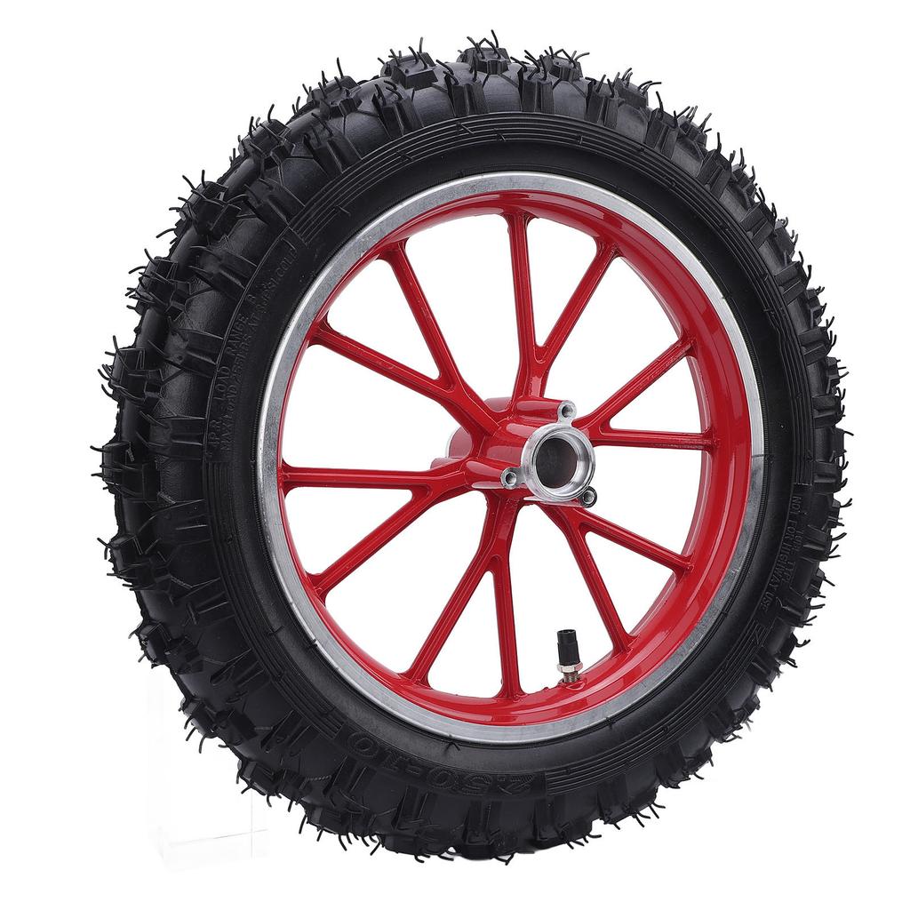 2.510 Front Wheel Tire with Inner Tube Hub Rubber Wear Resistant 10inch Wheel Hub Tire for 49cc
