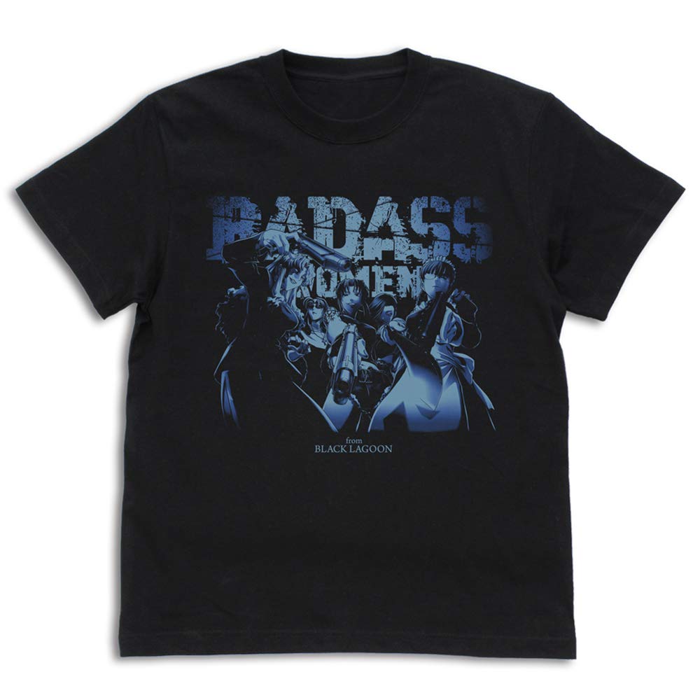 

COSPA Футболка GX20th Black Lagoon Original «Самые страшные женщины на Земле» ЧЕРНАЯ, размер L