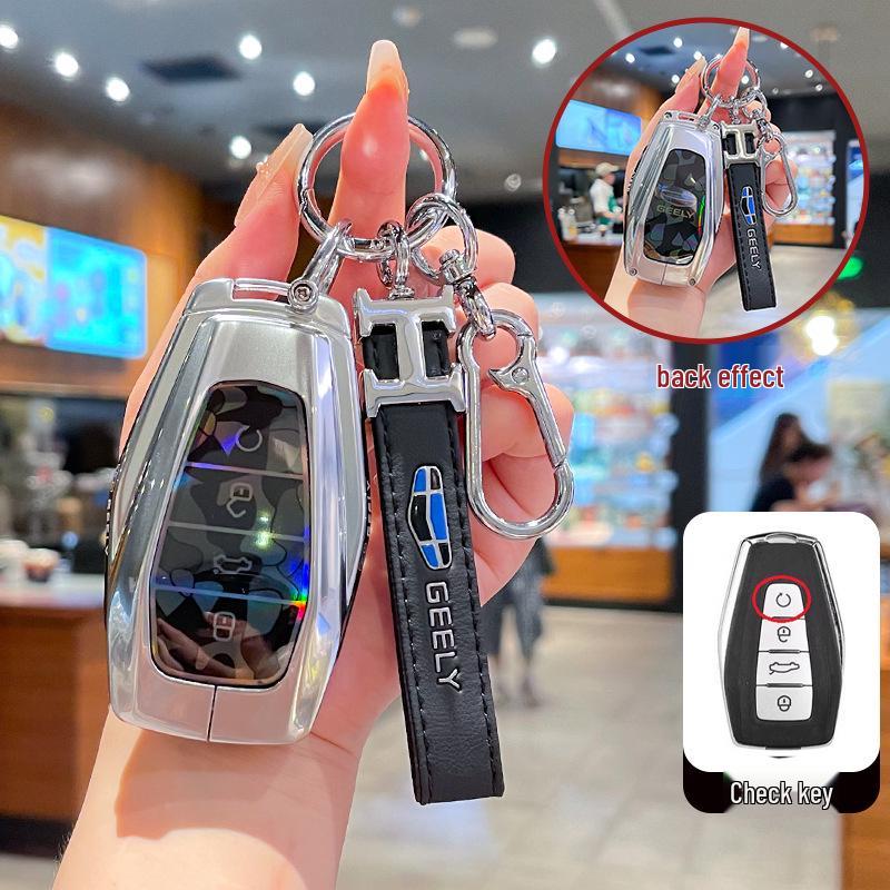 Geely Emgrand Key Case: Fits Xingrui, Boyue PRO, Xingyue L, L7/L6, Binyue with Metal Buckle