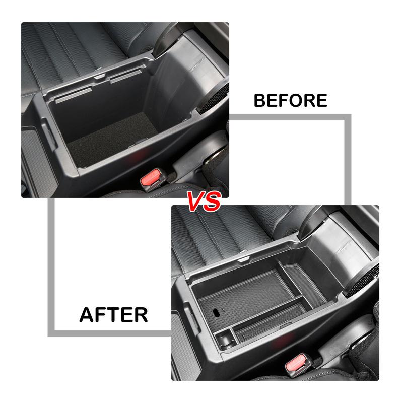 Für Honda CRV 2024 2025 2 Stück Mittelkonsolen-Organizer Armlehnen-Aufbewahrung Versteckte Box Mittelkonsolen-Schale Auto ABS Zubehör