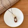 2026 Retro Chinese Resin Pendant Necklace: Unique Clavicle Chain, High-End Accessory for Women