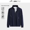 Guirenniao Unisex Stand-Collar Knit Cardigan