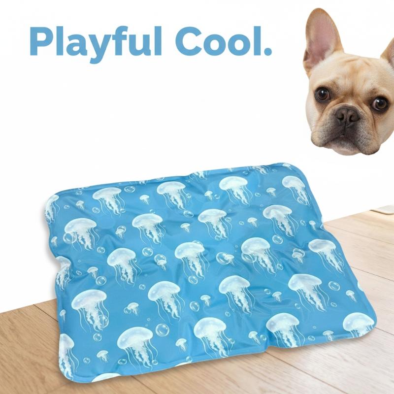 Self Cooling Gel Dog Cat Ice Pad Non Toxic Pet Cooling Mat For Summer Indoor Outdoor Bed Crate Couch