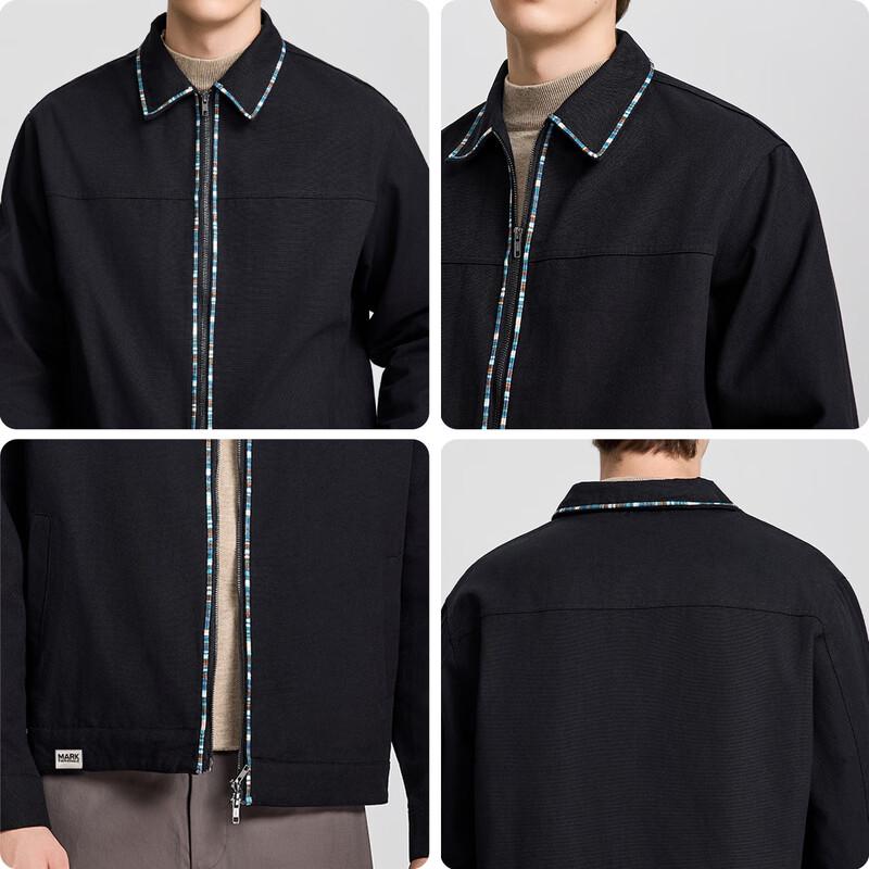 Mark Fairwhale Herr Retro Randig Kofta Jacka