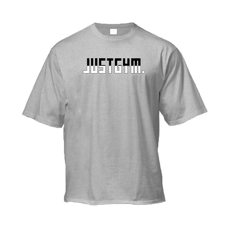 Muscleguys Summer Men's Short-sleeved Youth Fitness Bottoming Sweatshirt Trend Breathable Top