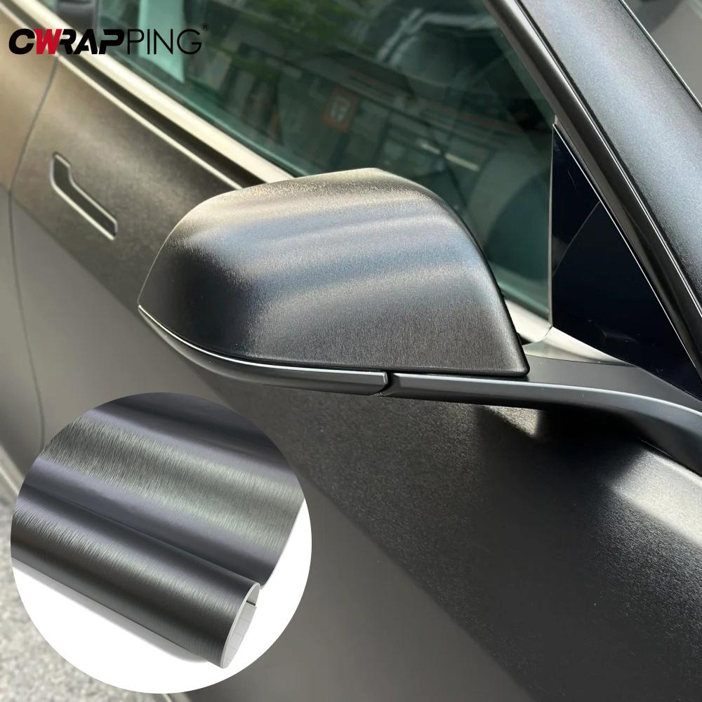 Car Stickers Light Grey Brushed Film Auto Interior Modification Body Color Change Decal Sticker for Motorcycle Car Accessories